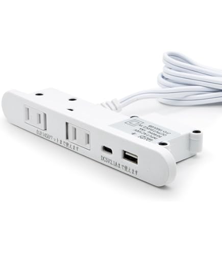 Amazon.co.jp: ノア 家具用コンセント（什器用） スイッチ付スライド